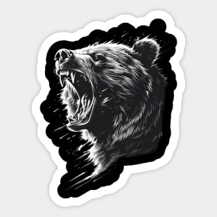 Grizzly Bear Gateway To Mountains Sticker